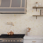 Gilded Age Ivory Porcelain Mosaic | Tile Club