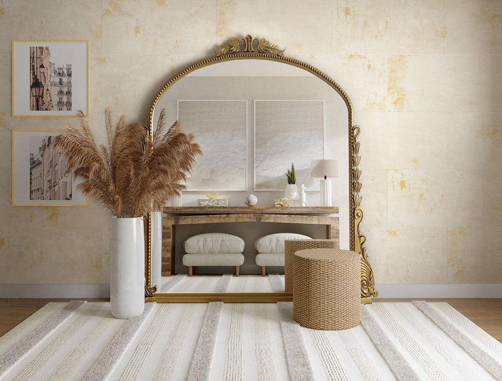 Gilded Age Ivory Porcelain Tile 20x40 | Tile Club