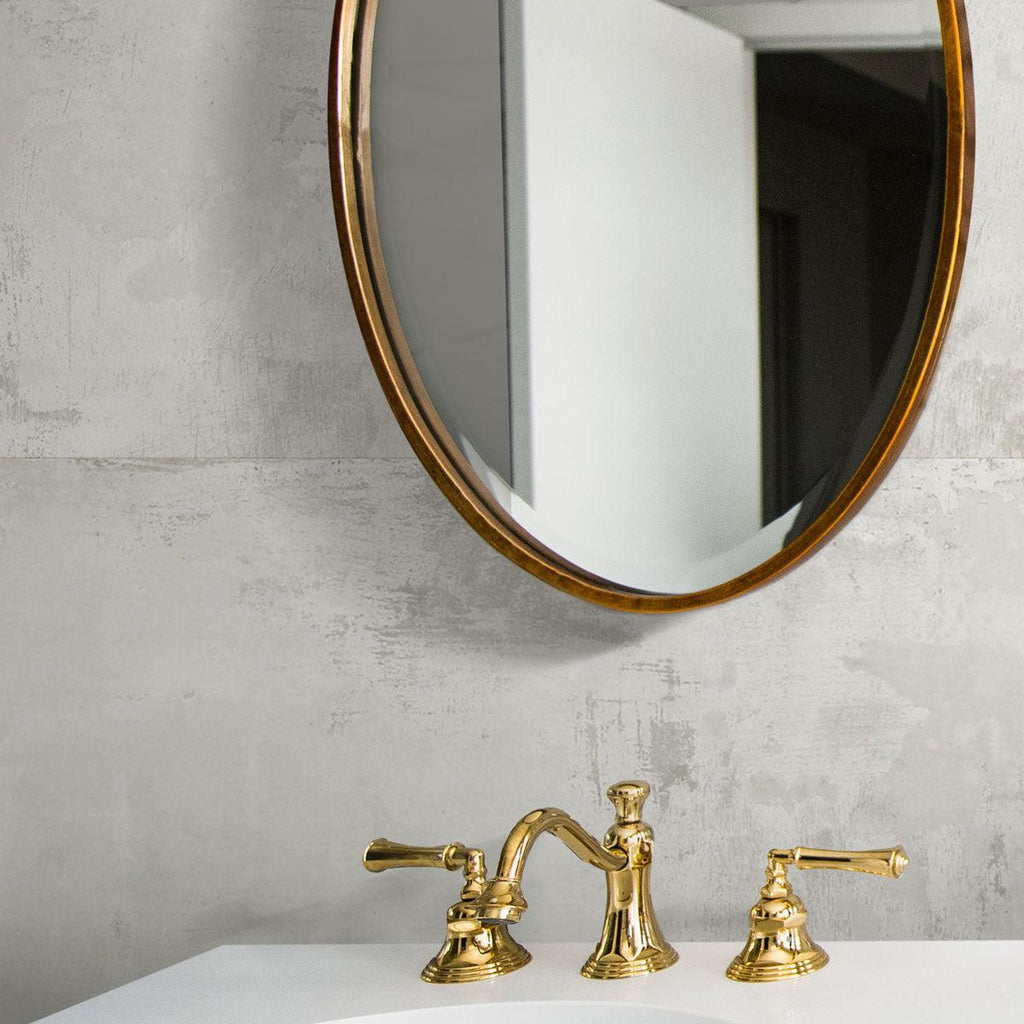 Gilded Age White Natural Wallpaper Porcelain Tiles