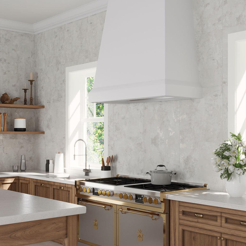 Gilded Age White Porcelain Tile 24x24 | Tile Club