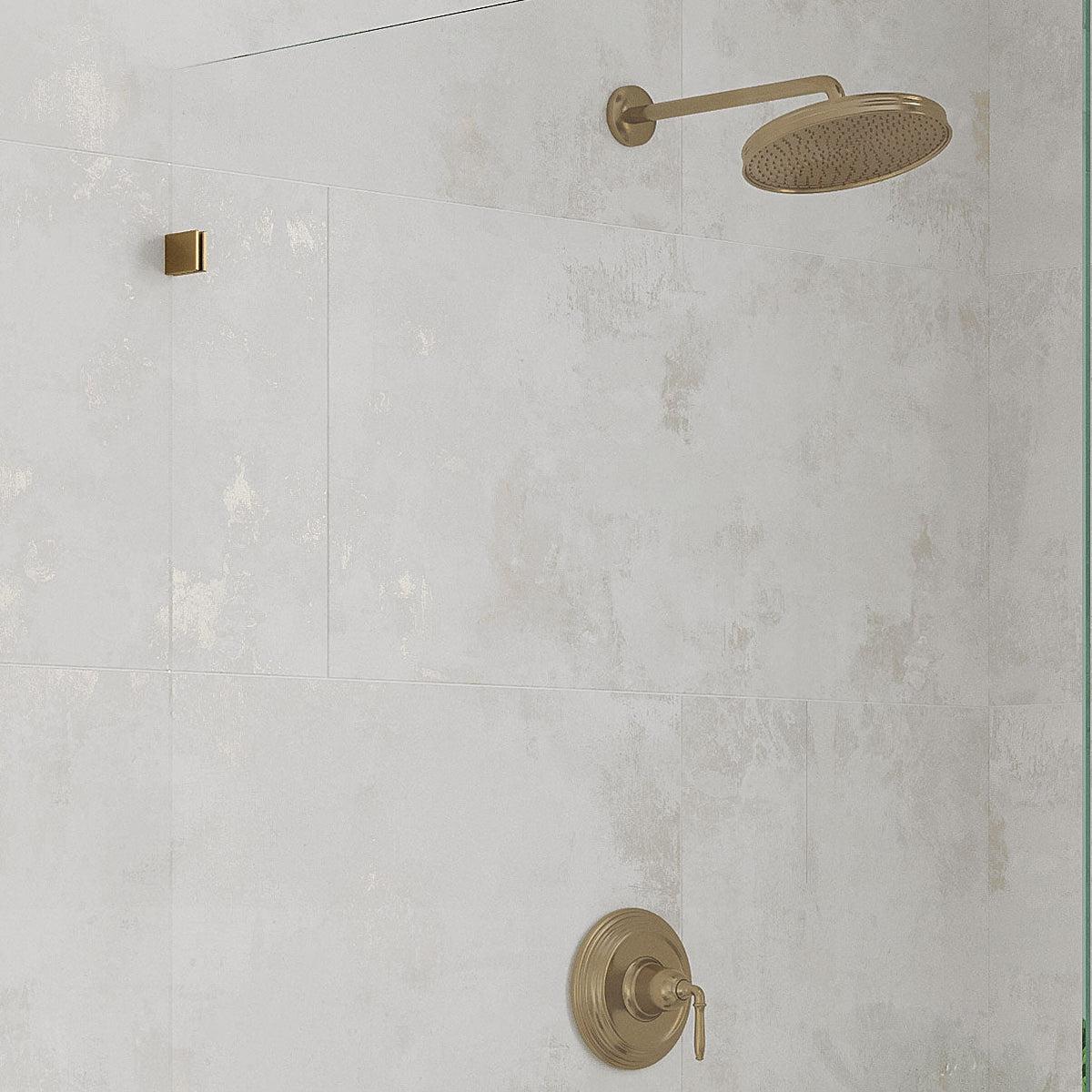 Gilded Age White Natural Porcelain Tile 