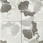 Bluma Gingko Taupe Etched Marble Mosaic