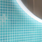 Glacier Aqua 1X1 Polished Glass Tile | Tile Club