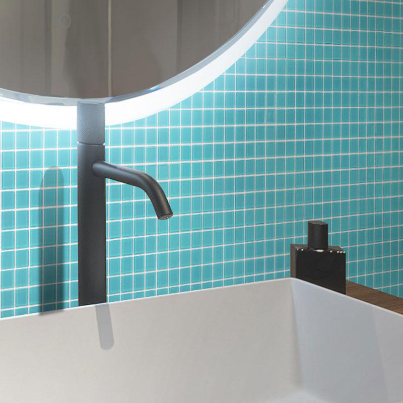 Glacier Aqua 1X1 Polished Glass Tile | Tile Club