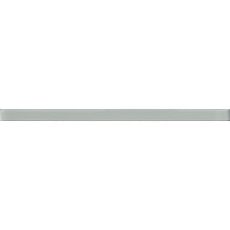 Glacier Aura Gray Polished Glass Pencil Liner | Tile Club | Position1