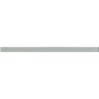 Glacier Aura Gray Polished Glass Pencil Liner | Tile Club | Position1