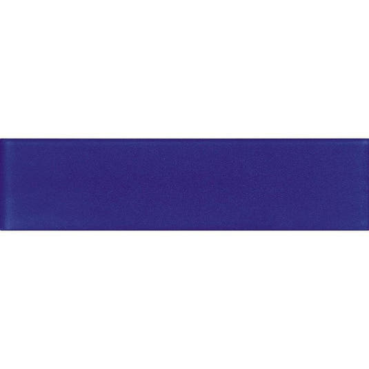 Glacier Cobalt Blue 3X12 Frosted Glass Tile | Tile Club 
