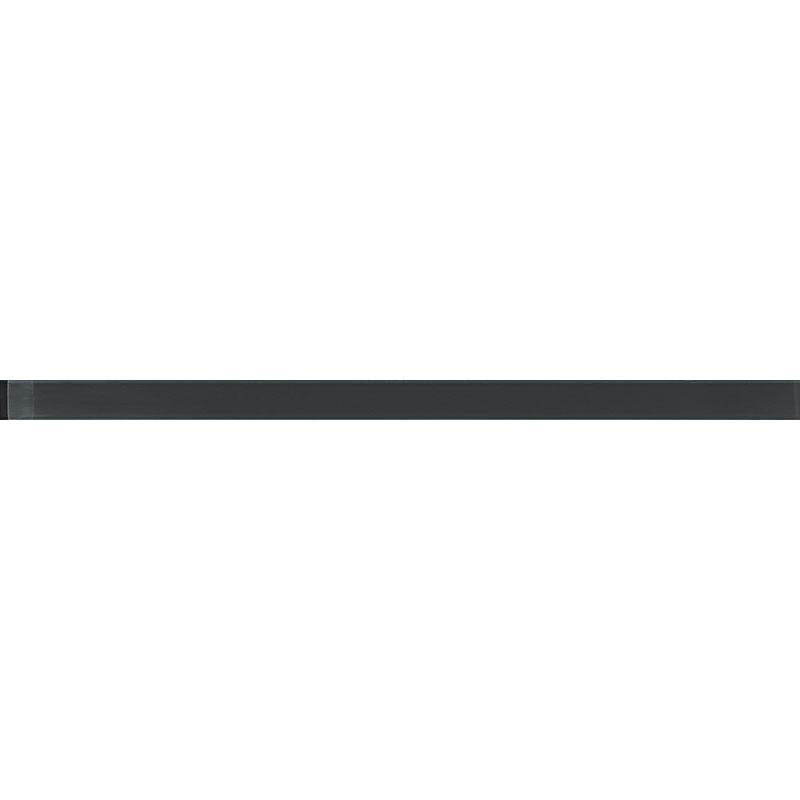 Glacier Dark Gray Polished Glass Pencil Liner | Tile Club | Position1