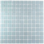Glacier Gray 1X1 Frosted Glass Tile Sample