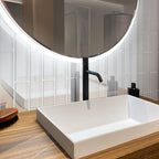 Polished White Glass Subway Tile