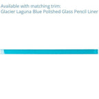Glacier Laguna Blue 3X12 Polished Glass Tile | Tile Club