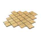 Gold Arabesque Mosaic Tile | Tile Club