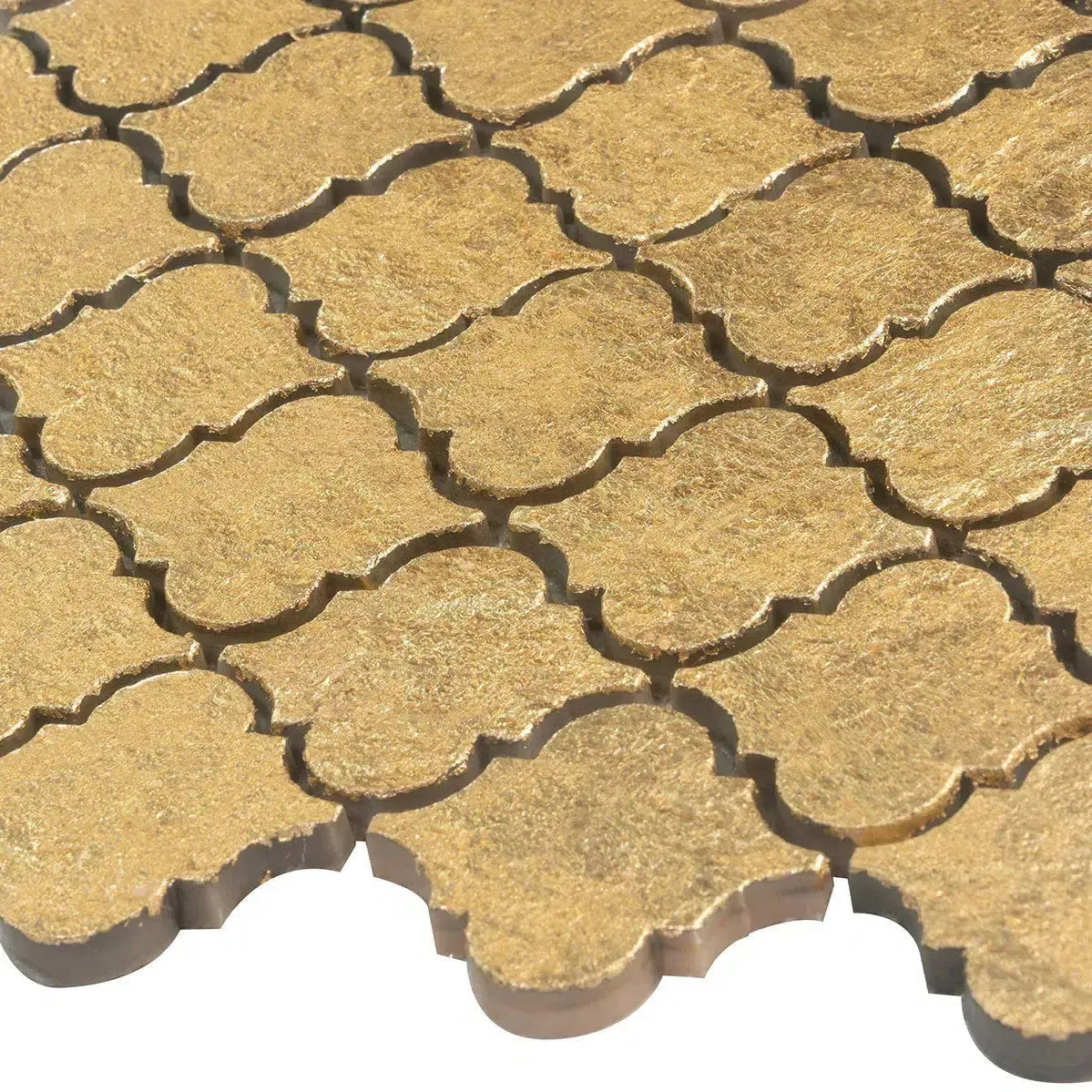 Gold Arabesque Mosaic Tile | Tile Club