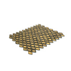 Gold Diamond Glass Mosaic Tile | Tile Club