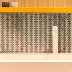 Gold Herringbone Mosaic Tile | Tile Club