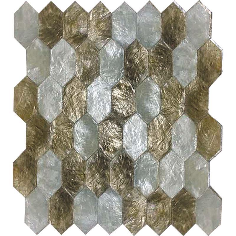 mother of pearl hexagon mosaic tile