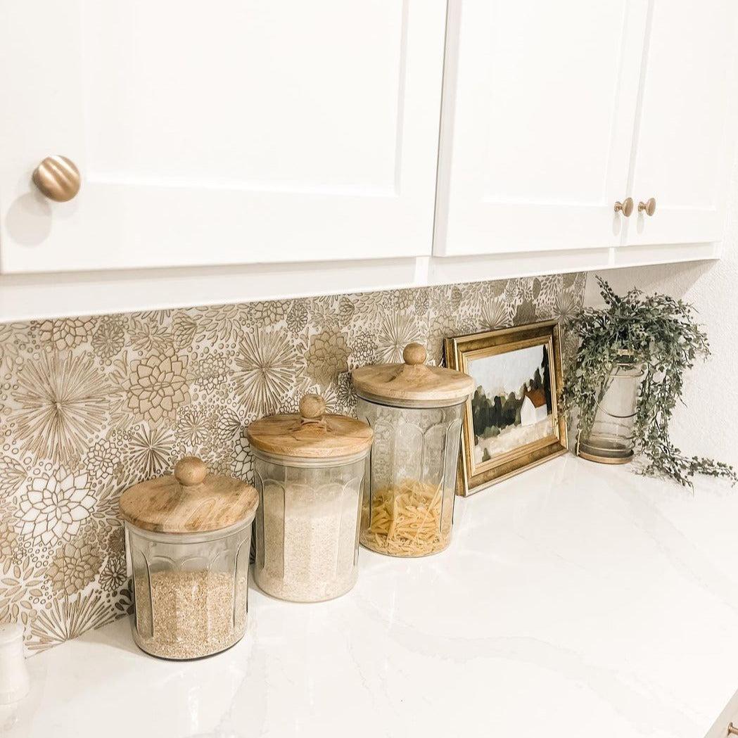 Gold Bouquet Marble Tile | Tile Club