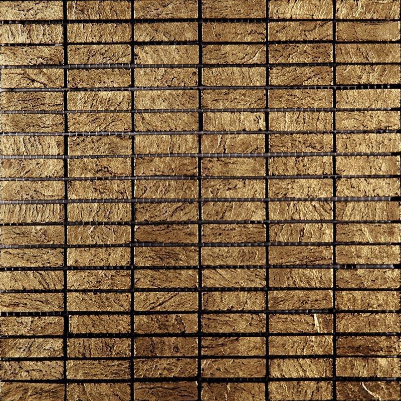 12" x 12" Golden Mini Squares Mosaic Tile | Tile Club | Position1