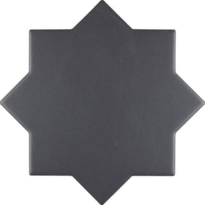 Santa Barbara Black Star Ceramic Tile