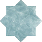 Santa Barbara Dappled Green Star Ceramic Tile