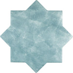 Santa Barbara Dappled Green Star Ceramic Tile