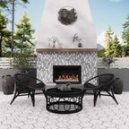 Black and Gray Terrazzo Picket Mosaic Tile | Tile Club