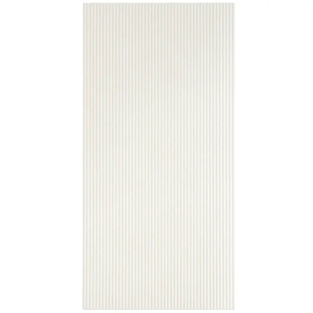 Grazioso Canne White Porcelain Tile 24x48 | Tile Club
