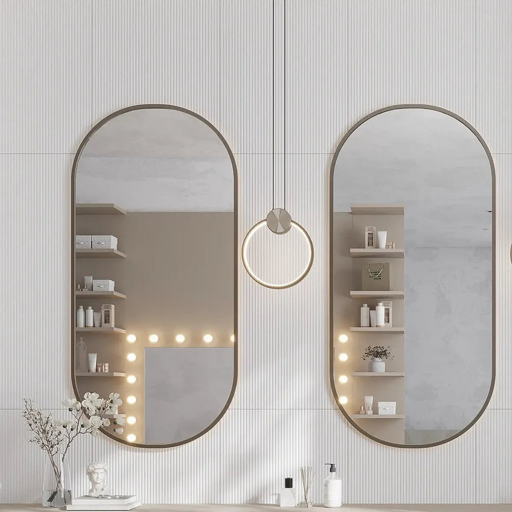 Grazioso Canne White Porcelain Tile 24x48 Commercial Salon Accent Wall