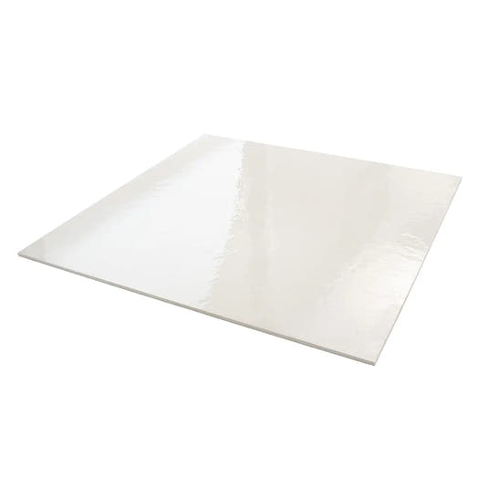 Grazioso Canvas Minimalist White Porcelain Square Tile | Tile Club