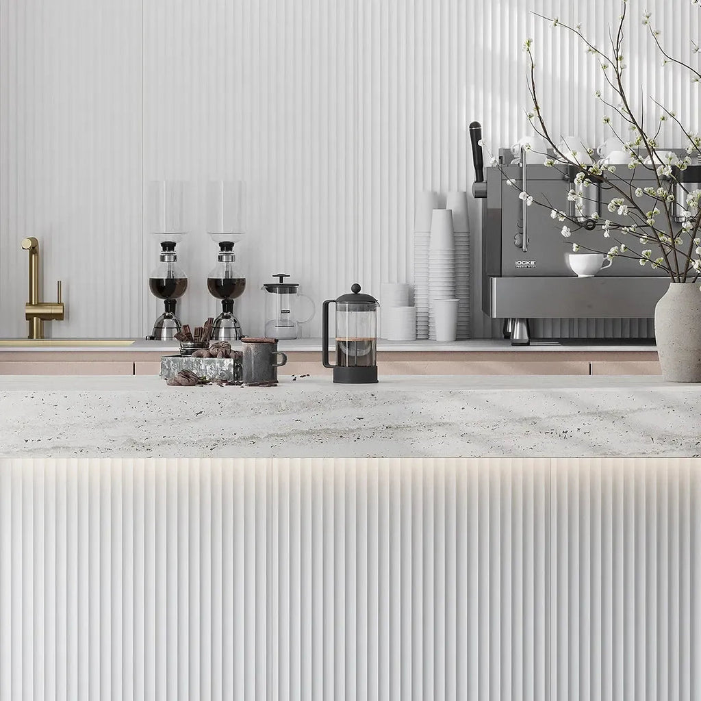 Grazioso Doric White Porcelain Tile 24x48 | Tile Club