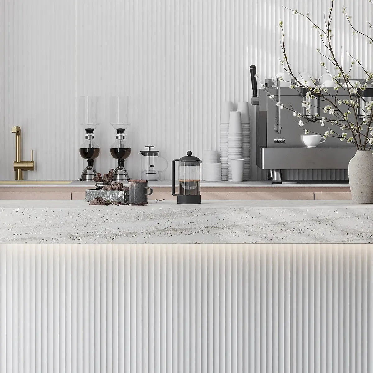 Grazioso Doric White Porcelain Tile 24x48 | Tile Club