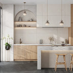 Grazioso Light Concrete Ceramic Tile 24x48 | Tile Club