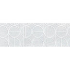 Grazioso White Orbit Ceramic Tile 16x48 | Tile Club