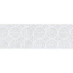 Grazioso White Orbit Ceramic Tile 16x48 | Tile Club