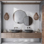Grazioso White Orbit Ceramic Tile 16x48 | Tile Club