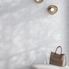 Grazioso White Orbit Ceramic Tile 16x48 | Tile Club