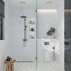 Grazioso White Stone Ceramic Tile 16x48 | Tile Club