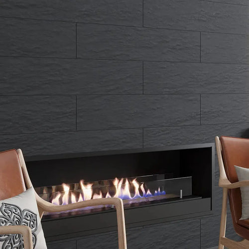 クレイジー　ロイヤル　X Grazioso Slate Black Ceramic Tile | Tile Club