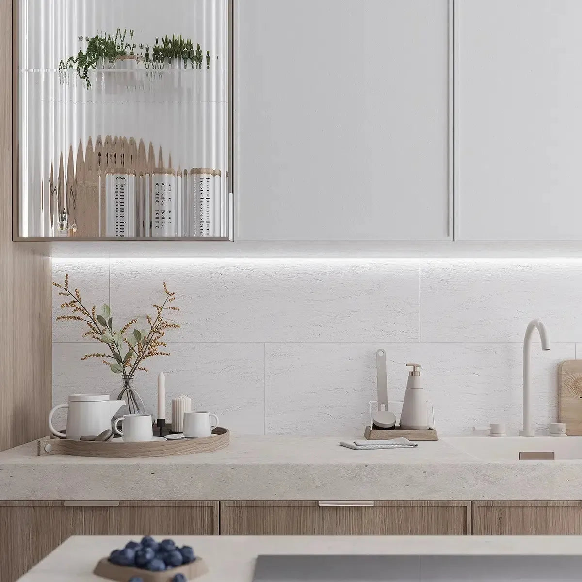 Grazioso Slate White Ceramic Tile | Tile Club