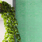 Green Pear Squares Glass Pool Tile | Tile Club