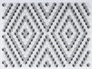 Gray and White Mix Diamond Recycled Glass Mosaic Tile | Tile Club