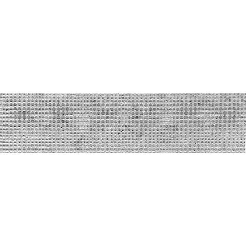 3" x 12" Grey Limestone Dots Etched Subway Tile