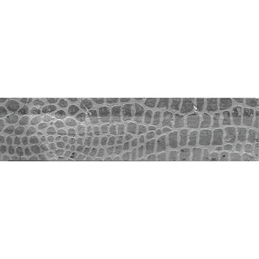 Grey Limestone Gator Etched Subway Tile | Tile Club | 3" x 12" limestone subway tile backsplash