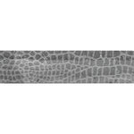 Grey Limestone Gator Etched Subway Tile Sample