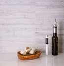 Grey Limestone Waves Etched Subway Tile | Tile Club