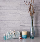 Grey Limestone Waves Etched Subway Tile | Tile Club