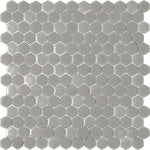 Grey Recycled Glass Hexagon Mosaic Tile | Tile Club | Position1