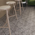 Grey Sparkle Waterjet Marble Mosaic Tile | Tile Club