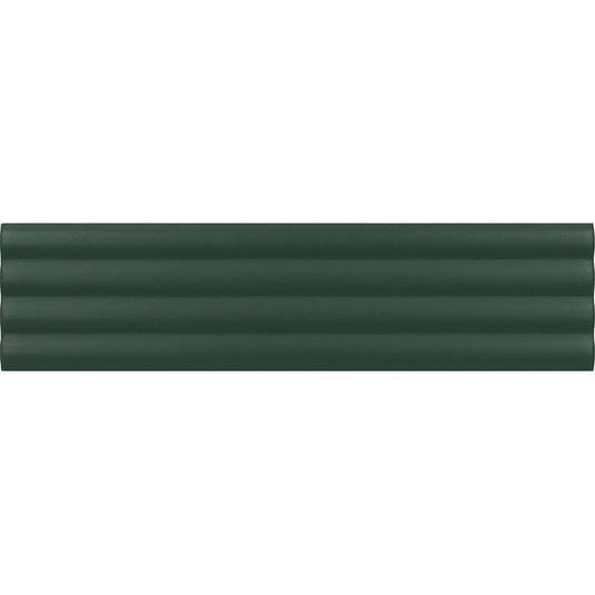 Groove Laurel Deco Matte Ceramic 3D Subway TIle