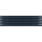 Groove Navy Deco Gloss Ceramic 3D Subway TIle